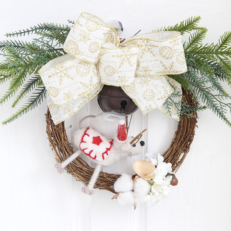 Artificial Christmas Wreath — 30 cm