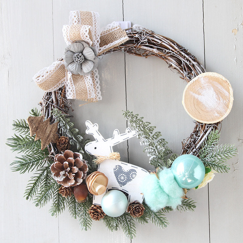 Artificial Christmas Wreath — 30 cm