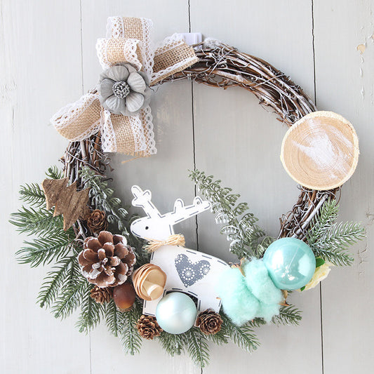Artificial Christmas Wreath — 30 cm