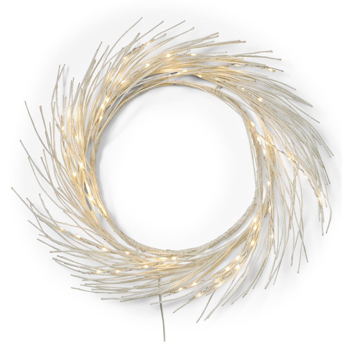 24-Inch LED Paper Wreath