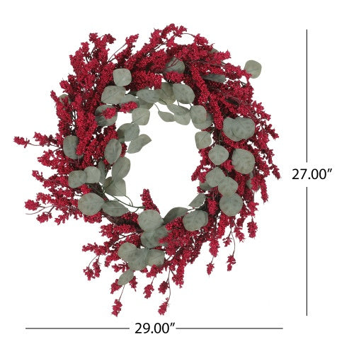 29 Inch Eucalyptus -berry Wreath
