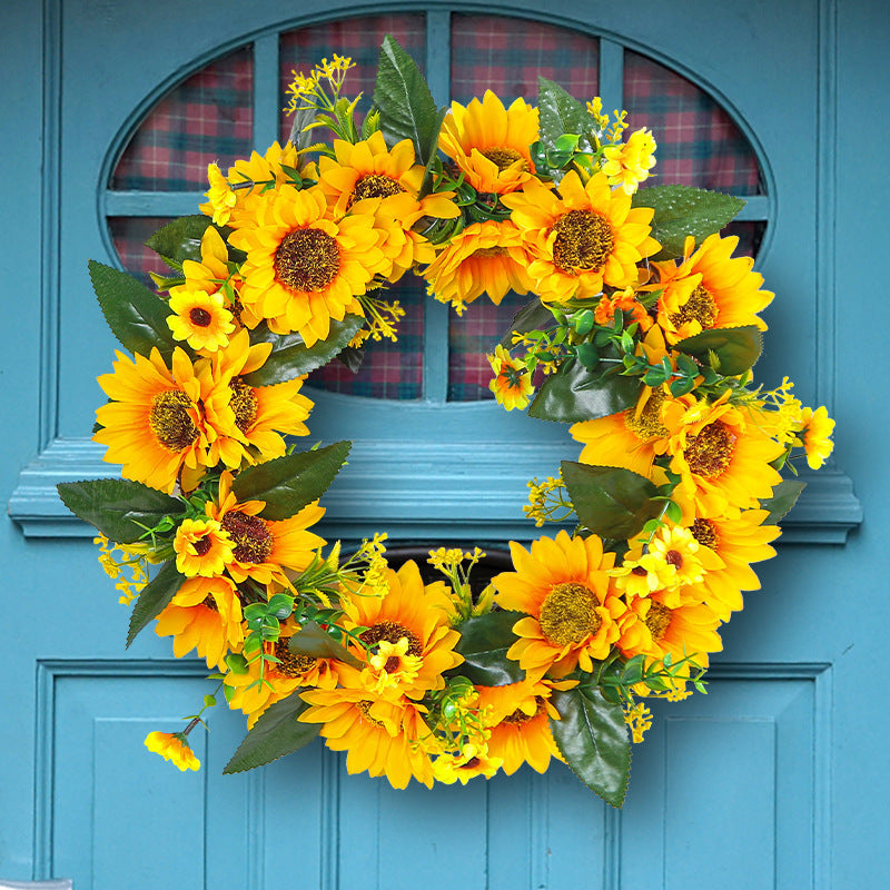 Sunflower Decorative Wreath