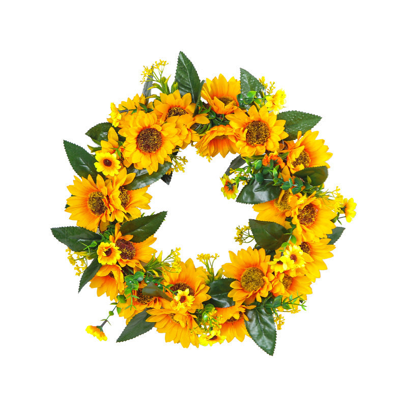 Sunflower Decorative Wreath
