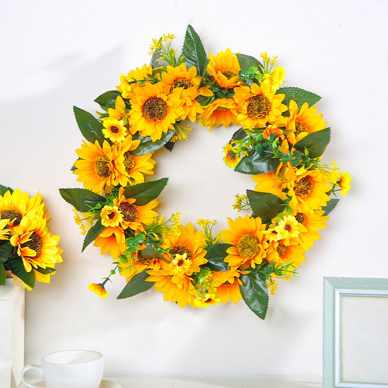 Sunflower Decorative Wreath