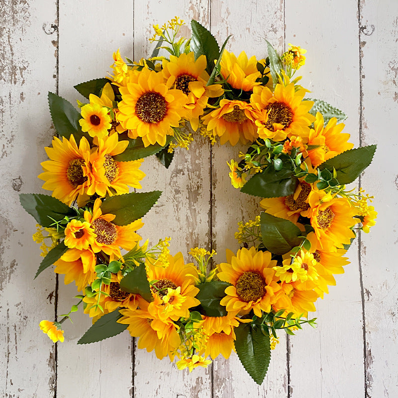 Sunflower Decorative Wreath