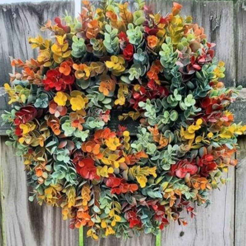 Autumn Artificial Eucalyptus Wreath